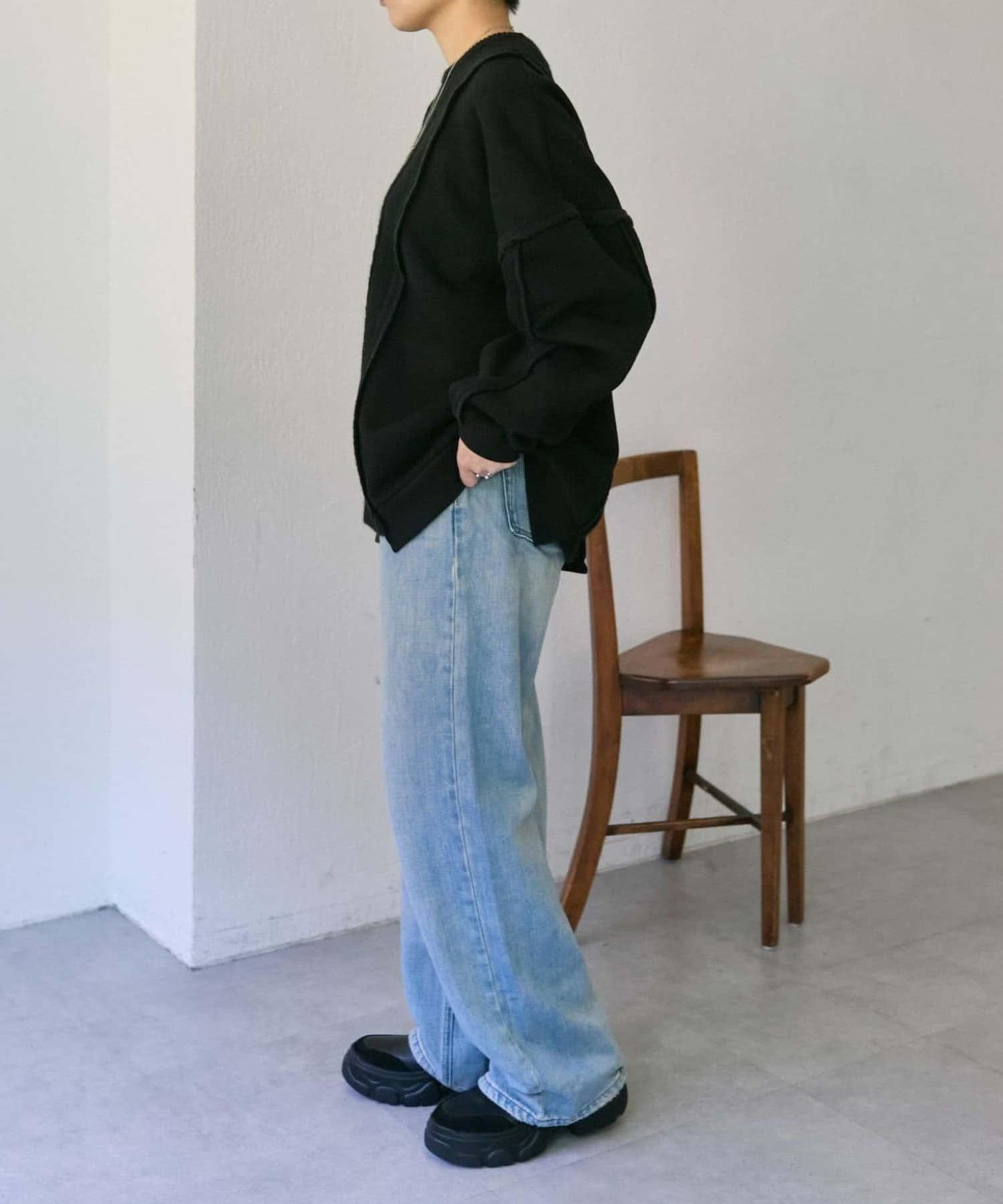 加絨針織上衣【SUM1 STYLE】