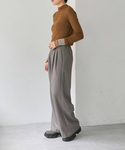 《動畫あり》槍駁殼格紋休閒褲【SUM1 STYLE(スミスタイル)】