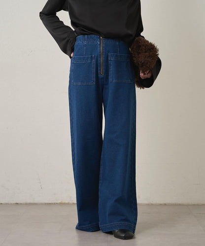 衛衣牛仔喇叭褲