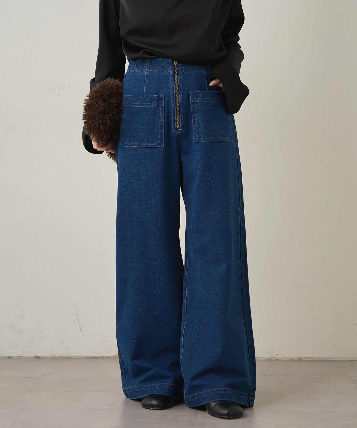 衛衣牛仔喇叭褲