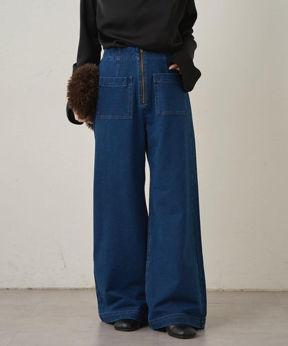 衛衣牛仔喇叭褲
