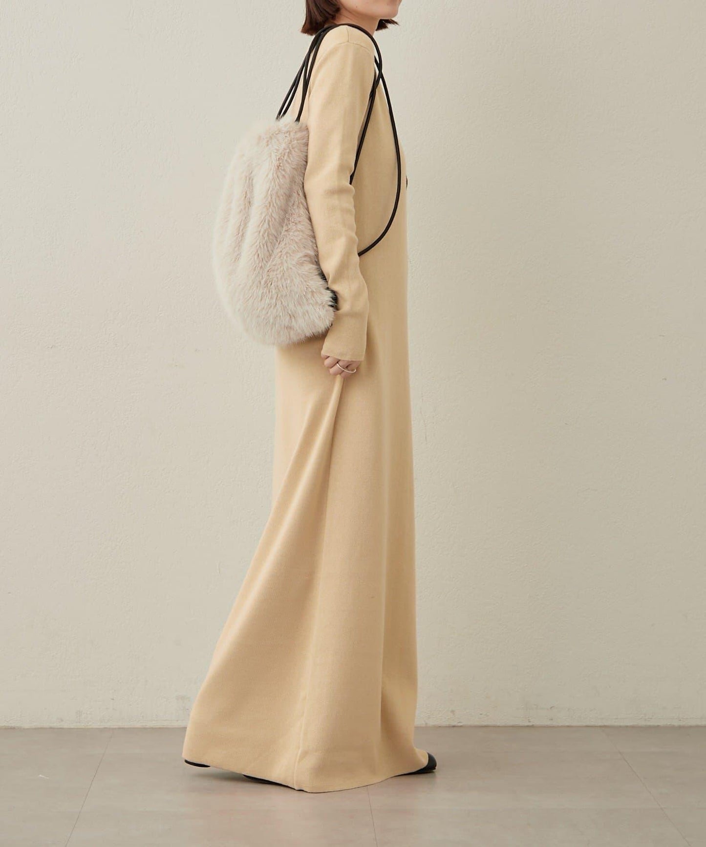 【sato企畫】針織連衣裙吊帶背心套裝