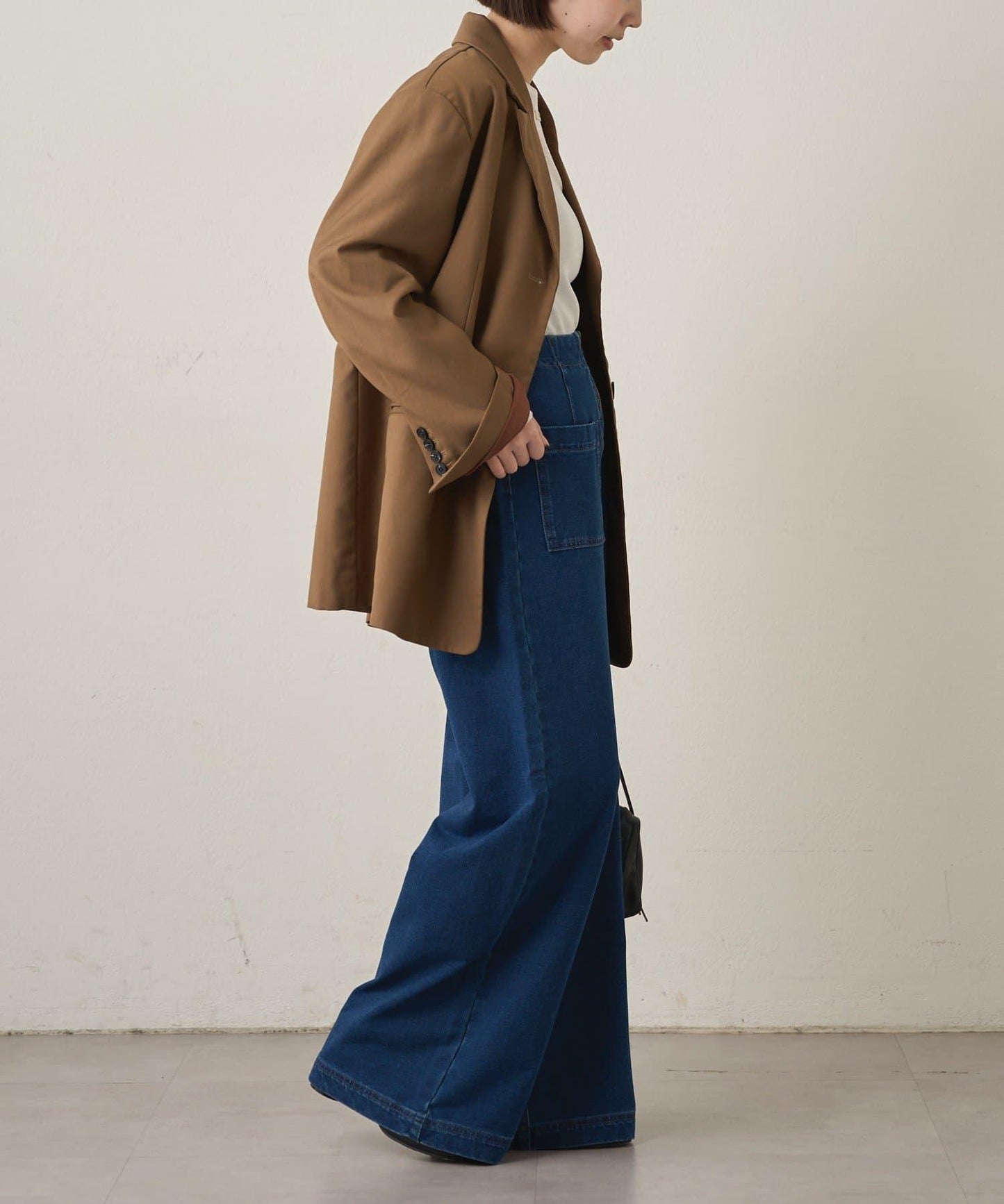 衛衣牛仔喇叭褲