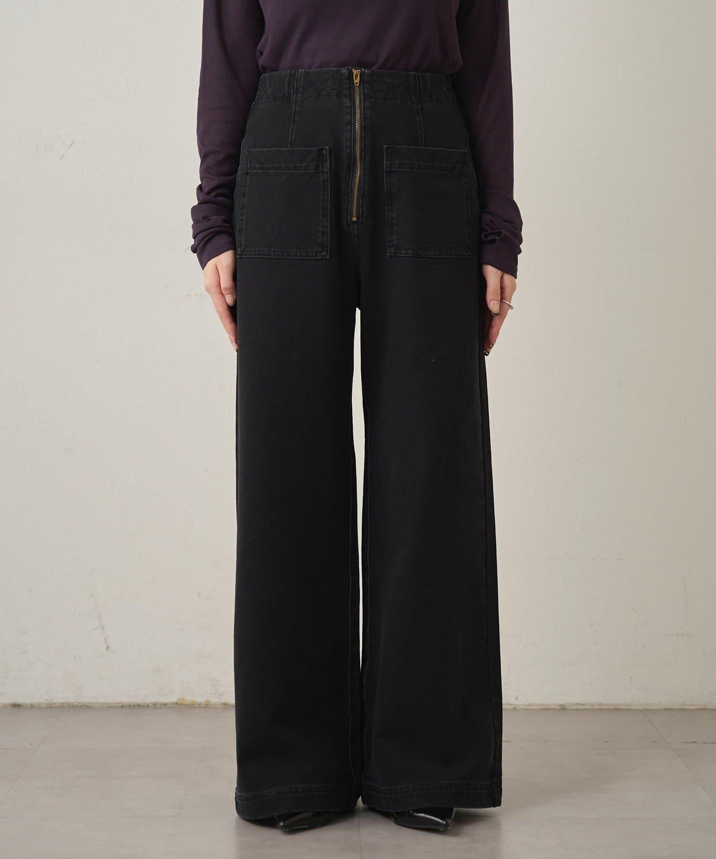 衛衣牛仔喇叭褲