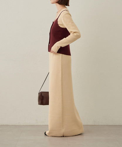 【sato企畫】針織連衣裙吊帶背心套裝