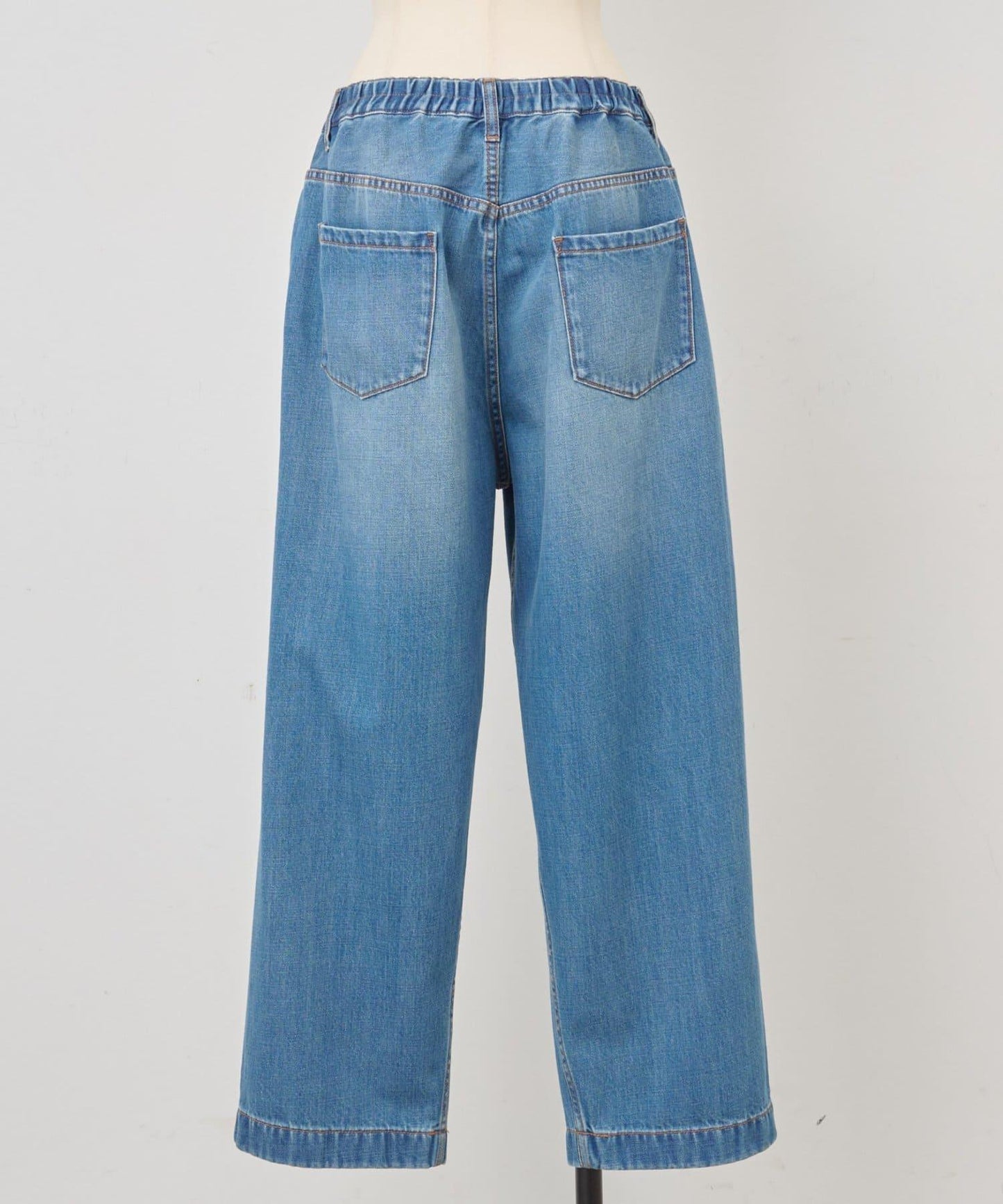 《フルカワコラボ》寬鬆褶皺牛仔褲