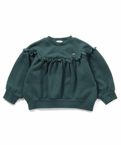 內加絨荷葉邊衛衣