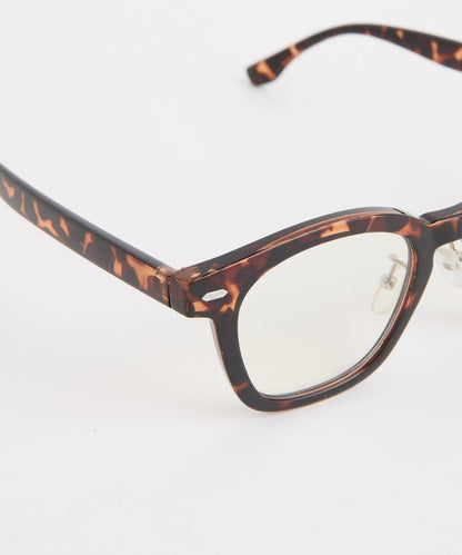 【防藍光】變色棕色鏡框太陽鏡