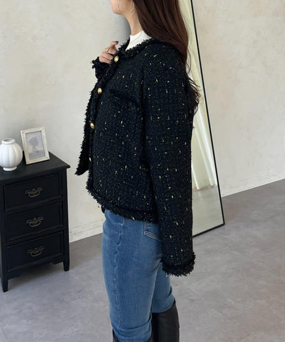 亮片花呢夾克