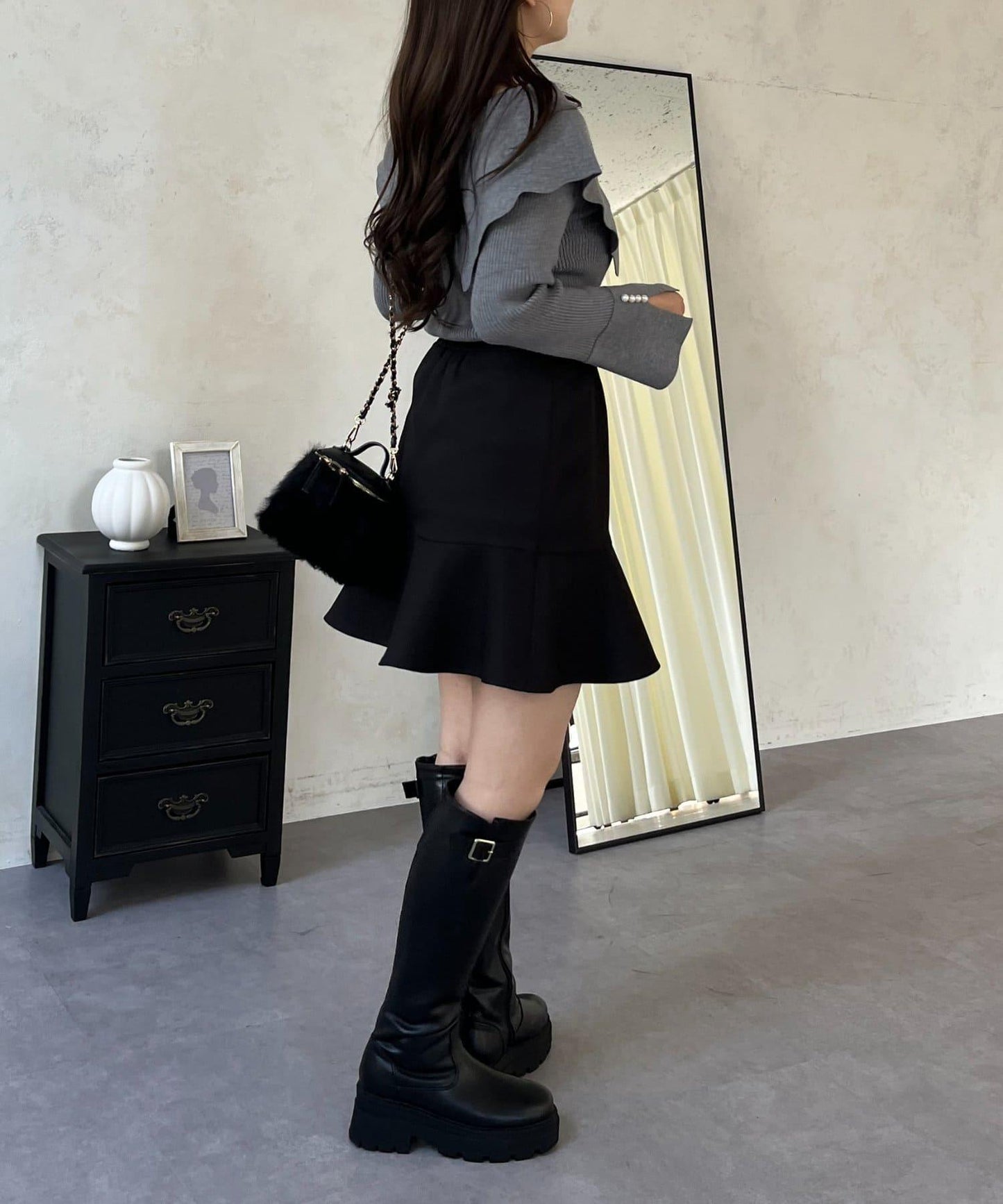 美人魚魚尾迷你裙