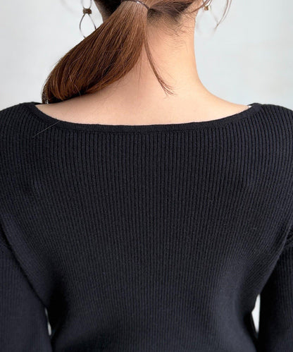 【ITAMI企畫】喇叭袖針織衫×兩穿吊帶連衣裙