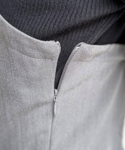 【ITAMI企畫】喇叭袖針織衫×兩穿吊帶連衣裙