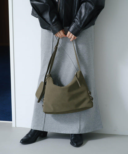 【Kastane】麂皮繫帶包