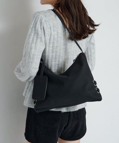 【Kastane】麂皮繫帶包