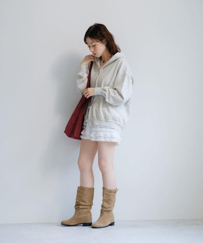 【Kastane】雙拉鍊衛衣連帽衫