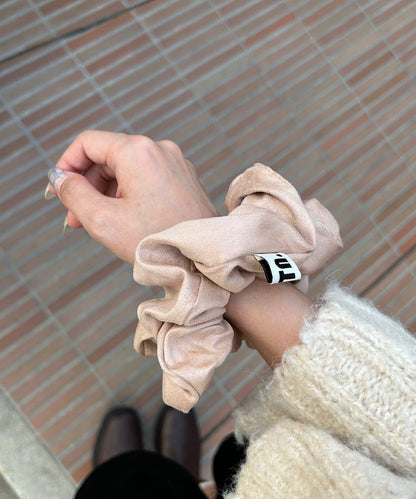 【4色可選/fiw.】麂皮髮圈