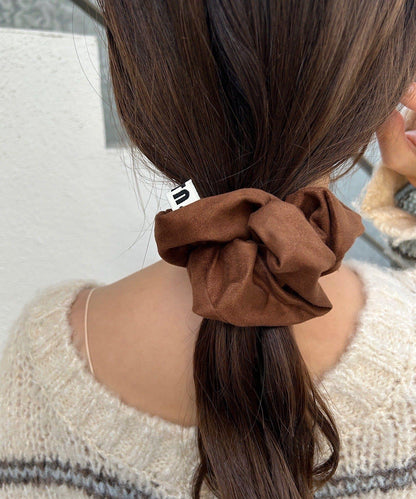 【4色可選/fiw.】麂皮髮圈