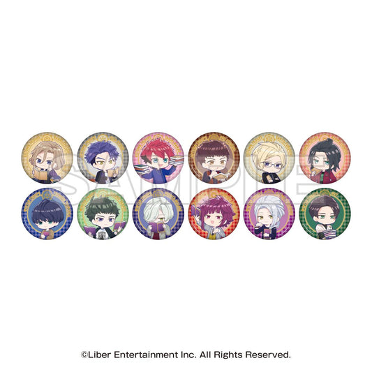 《A3!滿開劇團》 書店聯動活動 迷你角色鐳射徽章 秋組・冬組(共12款)【BOX/12個裝】