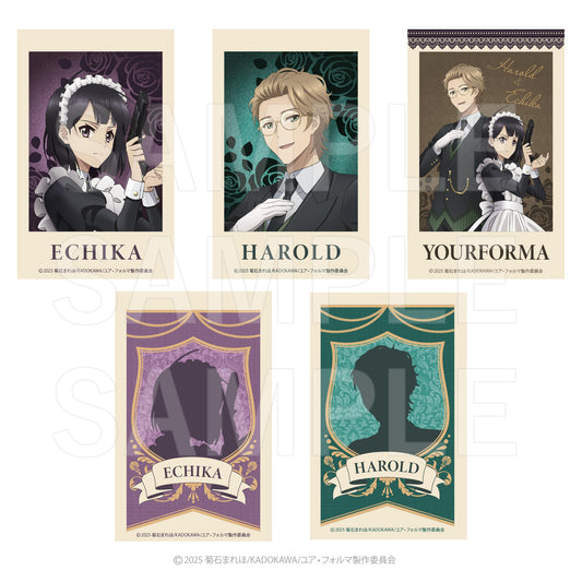 ユア・フォルマ_トレーディングミニフォト風格貼紙（共5款）【BOX／5個裝】