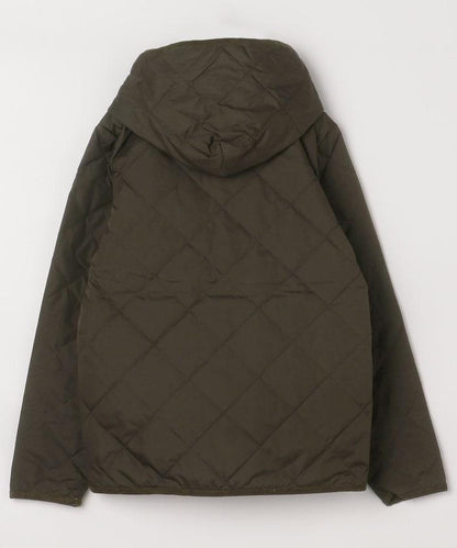CITY撞色拼接連帽羽絨開衫（羽絨服）