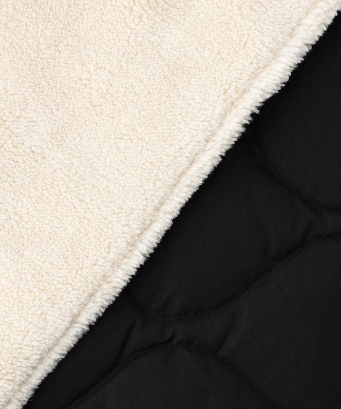 軍風可雙面穿羽絨圍巾（羽絨·羊羔絨）【限量】