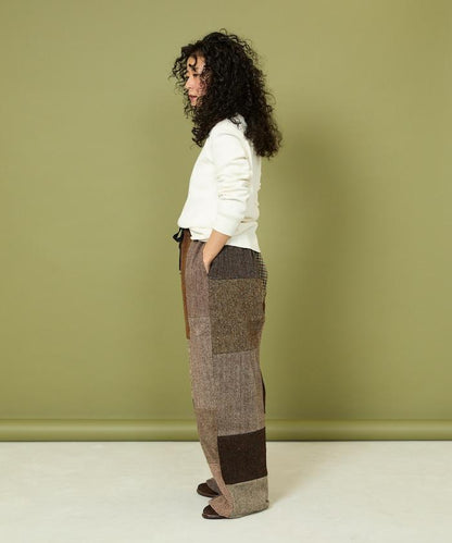 改良款粗花呢長褲