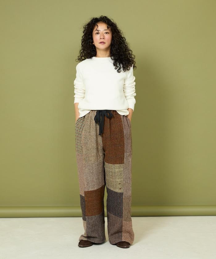 改良款粗花呢長褲