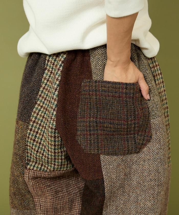 改良款粗花呢長褲