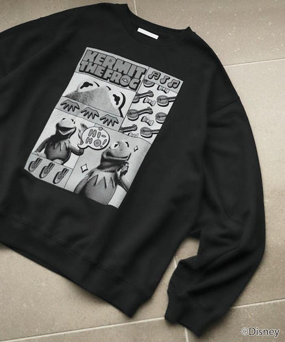 【The Muppets / ザ・マペッツ】MAPPETS漫畫印花圓領衛衣