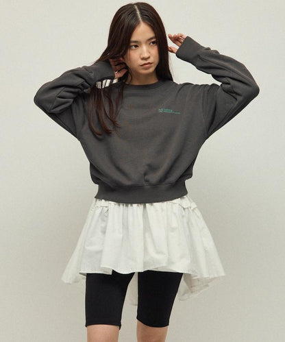 MA 基礎款標誌刺繡圓領衛衣 女款