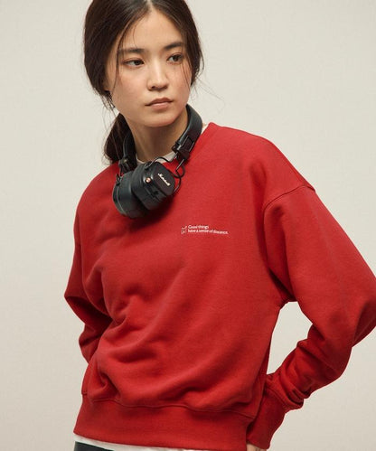 MA 基礎款標誌刺繡圓領衛衣 女款