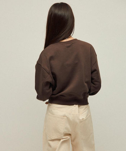 MA 基礎款標誌刺繡圓領衛衣 女款