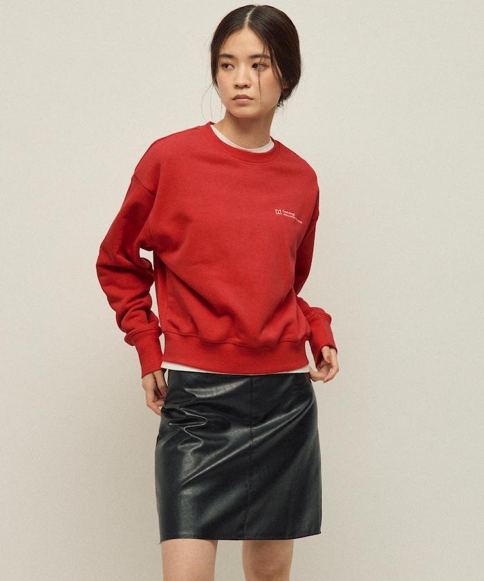 MA 基礎款標誌刺繡圓領衛衣 女款