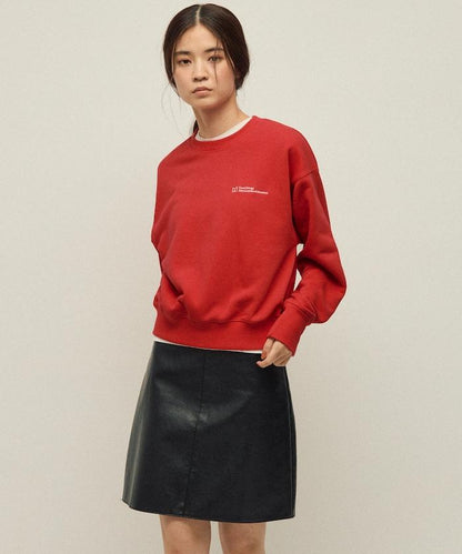 MA 基礎款標誌刺繡圓領衛衣 女款