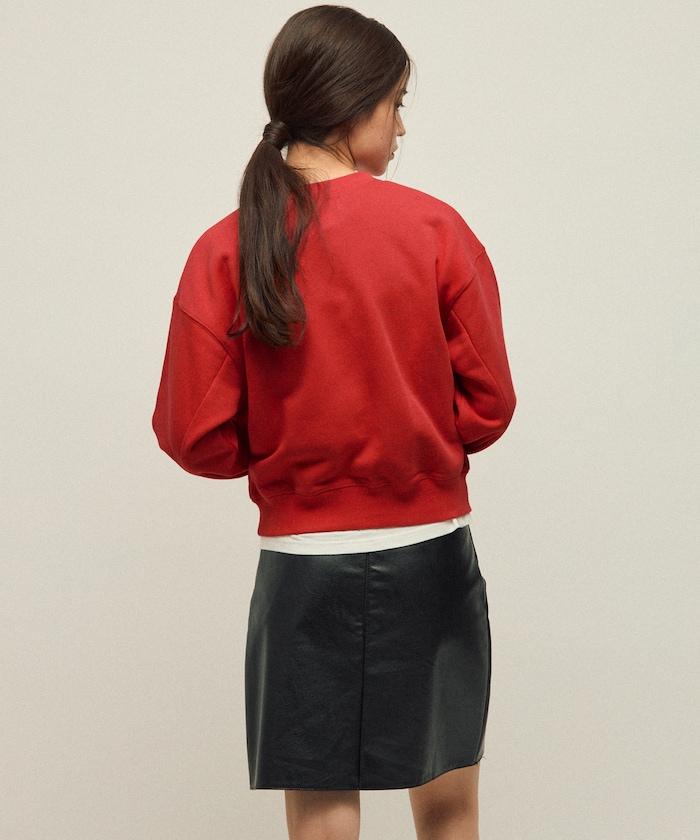 MA 基礎款標誌刺繡圓領衛衣 女款