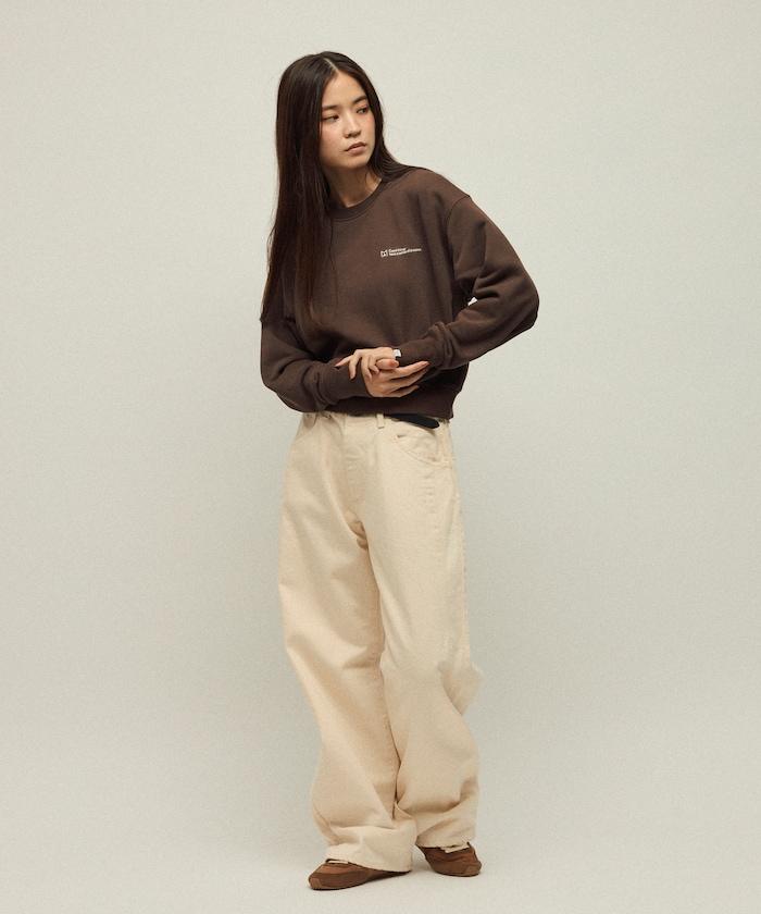 MA 基礎款標誌刺繡圓領衛衣 女款