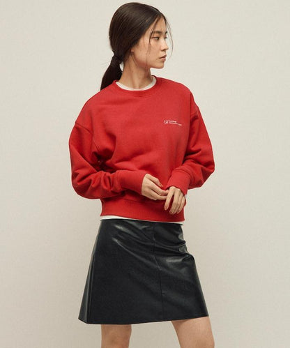 MA 基礎款標誌刺繡圓領衛衣 女款