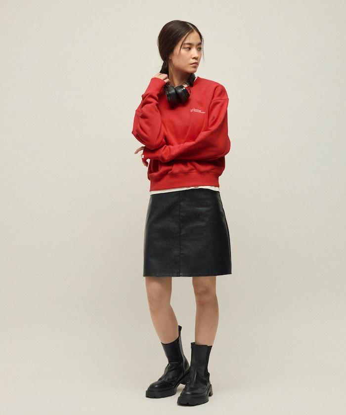 MA 基礎款標誌刺繡圓領衛衣 女款