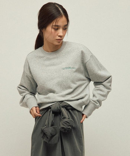 MA 基礎款標誌刺繡圓領衛衣 女款