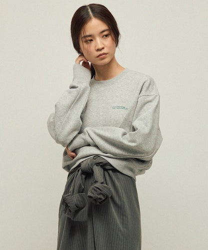 MA 基礎款標誌刺繡圓領衛衣 女款