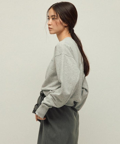 MA 基礎款標誌刺繡圓領衛衣 女款