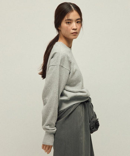 MA 基礎款標誌刺繡圓領衛衣 女款