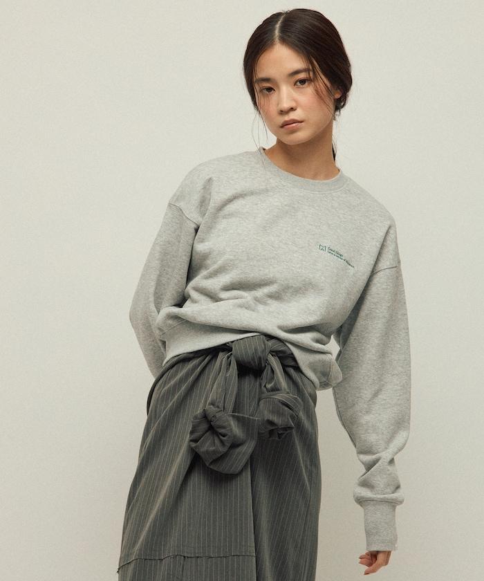 MA 基礎款標誌刺繡圓領衛衣 女款