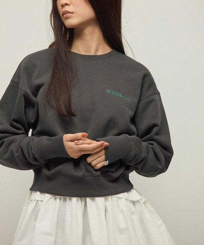 MA 基礎款標誌刺繡圓領衛衣 女款