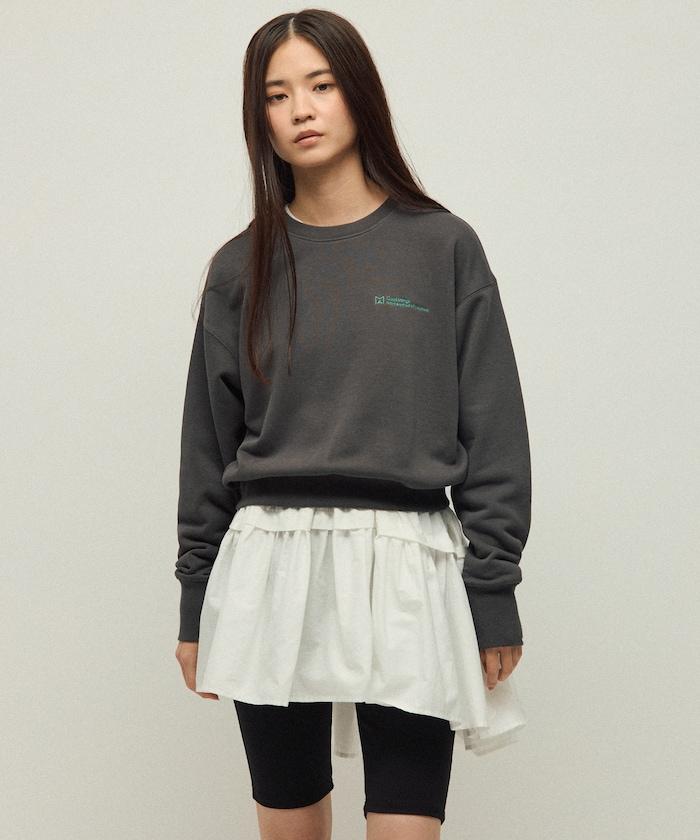 MA 基礎款標誌刺繡圓領衛衣 女款