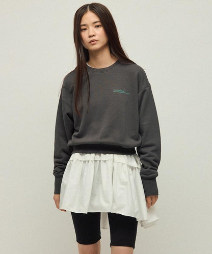 MA 基礎款標誌刺繡圓領衛衣 女款