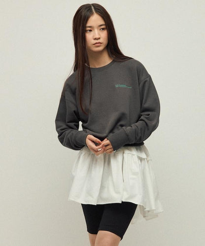 MA 基礎款標誌刺繡圓領衛衣 女款