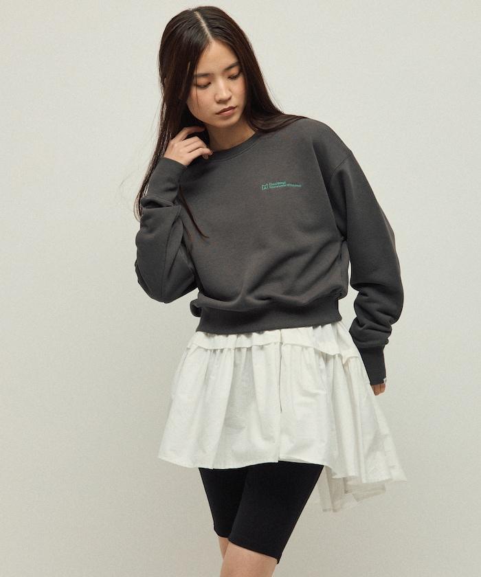 MA 基礎款標誌刺繡圓領衛衣 女款