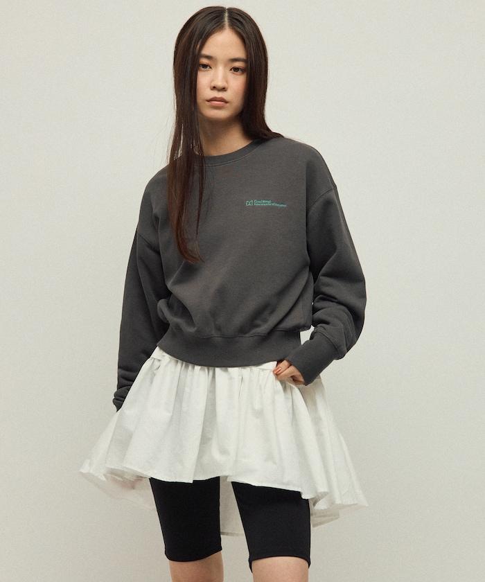 MA 基礎款標誌刺繡圓領衛衣 女款