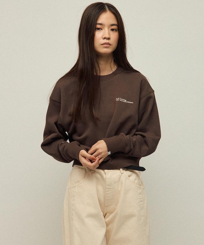 MA 基礎款標誌刺繡圓領衛衣 女款